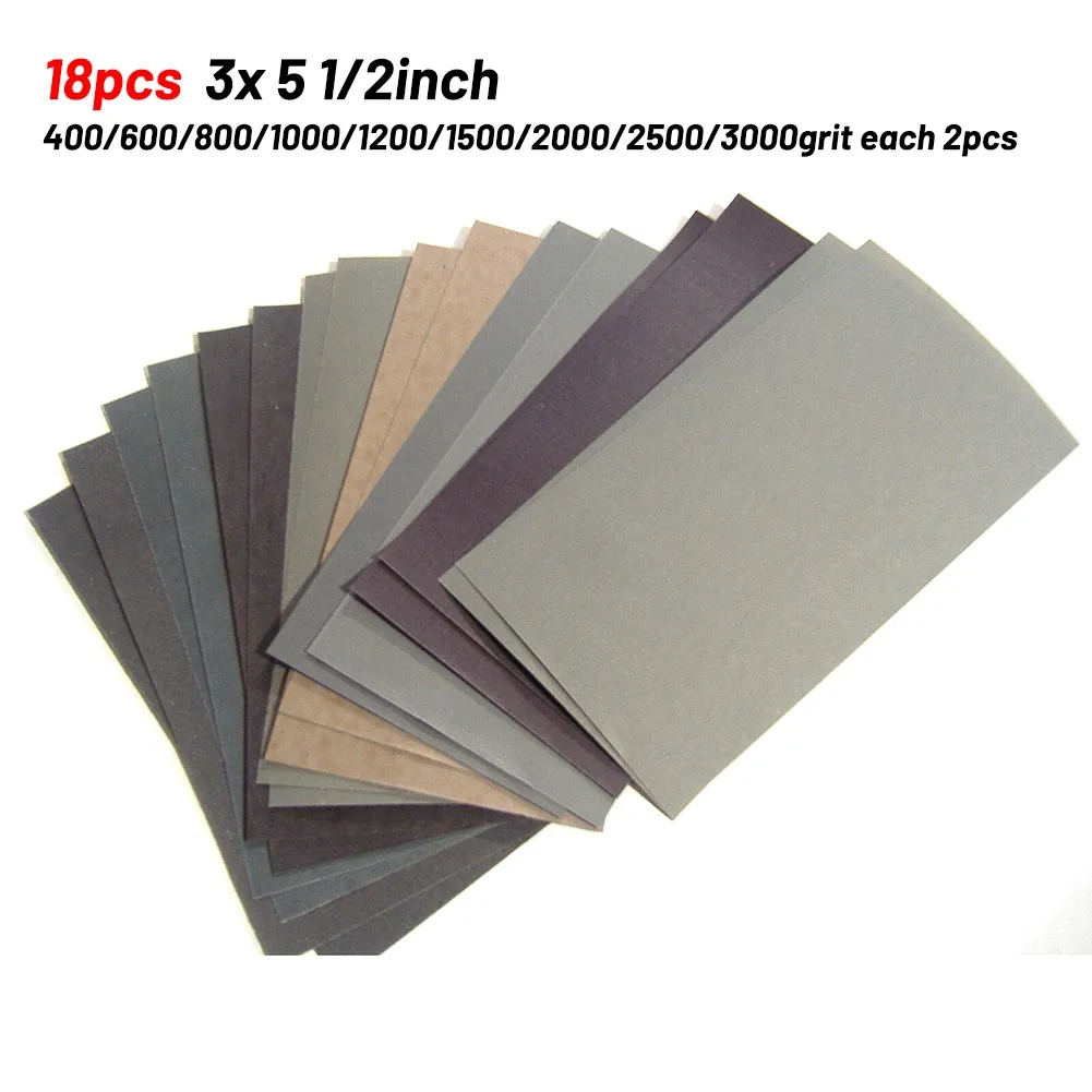 

High Quality Sandpaper Set Polishing Kit Sandpaper 400-3000 Grit 400/600/800/1000/1200/1500/2000/2500/3000 Grit