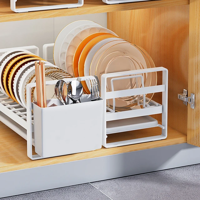 Dish Drying Rack Kitchen Utensils Drainer Rack with Drain Board Countertop  Dinnerware Organizer Kitchen storage rack Tools - AliExpress