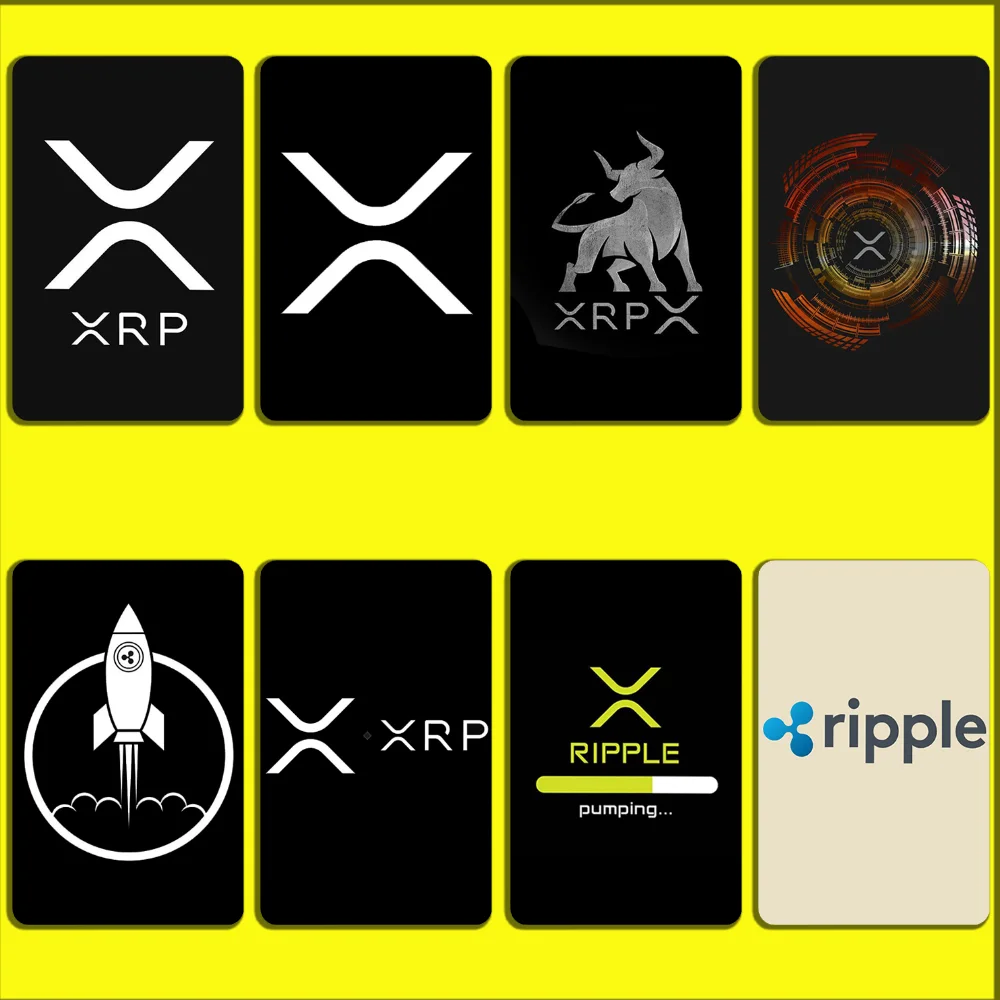 Xrp 리플 암호화 스티커 직불 은행 신용 카드 메트로 버스 패스 스티커 장식 커버 4PCS 카드 스킨 - AliExpress