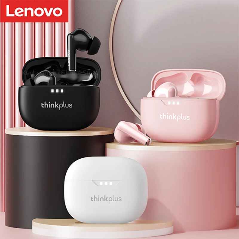 10pcs Lenovo LP3 Pro Wholesale 2pcs Original lp3pro Wireless Bluetooth Headphones HiFi Stereo Earbuds Noise Reduction With Mic 2