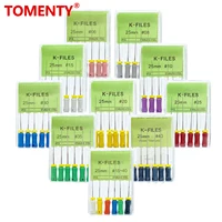 6Pcs/Box Tomenty Dental Hand Use K Files 21mm 25mm 31mm Stainless Steel Endodontic Root Canal File Dentistry Treatment Tools 1