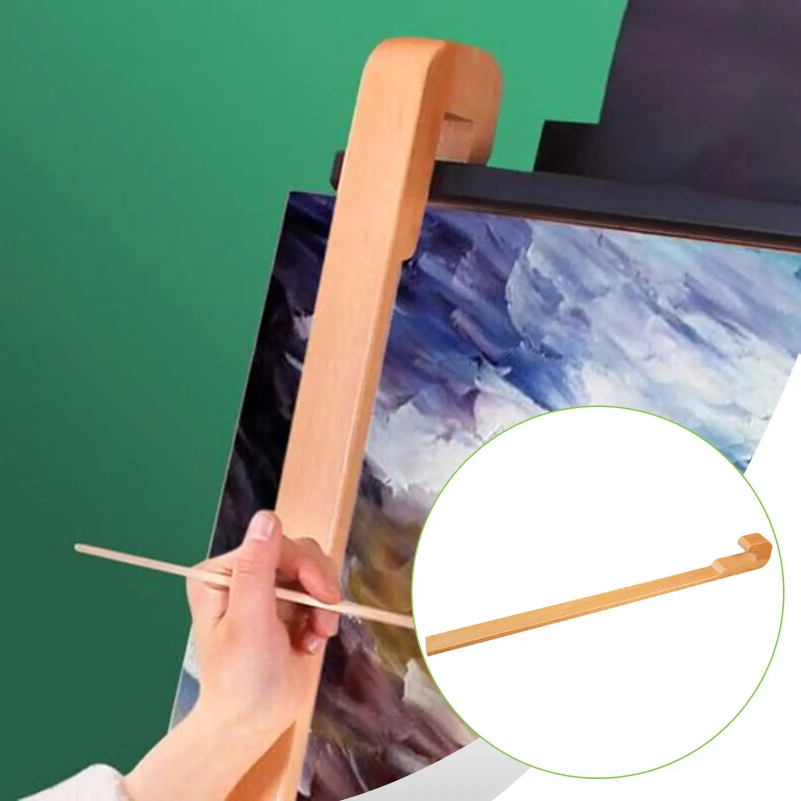 Oil Painting Mahlstick Art Supplies Durability Arm Rest Sturdy Support ...