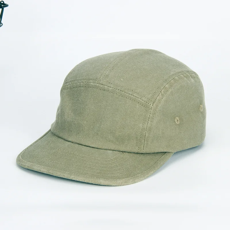 

Retro Canvas Baseball Cap Washed Cotton Men's And Women's Short Brim Snap Hat Hip-hop Hat Solid Color Bone Hat Outdoor Off Road