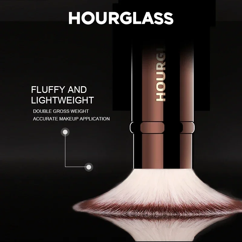 Hourglass Makeup Brush Set Loose Powder Powder Blusher Foundation Eye Shadow Eyebrow Eyeliner Concealer Brush Makeup brush set Makeup brush Lip brush Eyelashes brush Facial mask brush Eyelash removal brush Eyelash cleaner brush Eyelash brush Makeup tool set Makeup tool