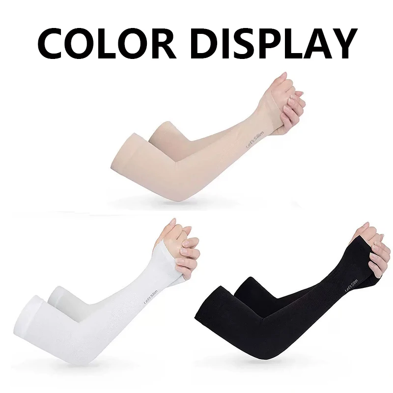 UV Protection Arm Sleeves for Outdoor Sports – Unisex Sun Protection Elbow Sleeves, Pack of 3 or 5