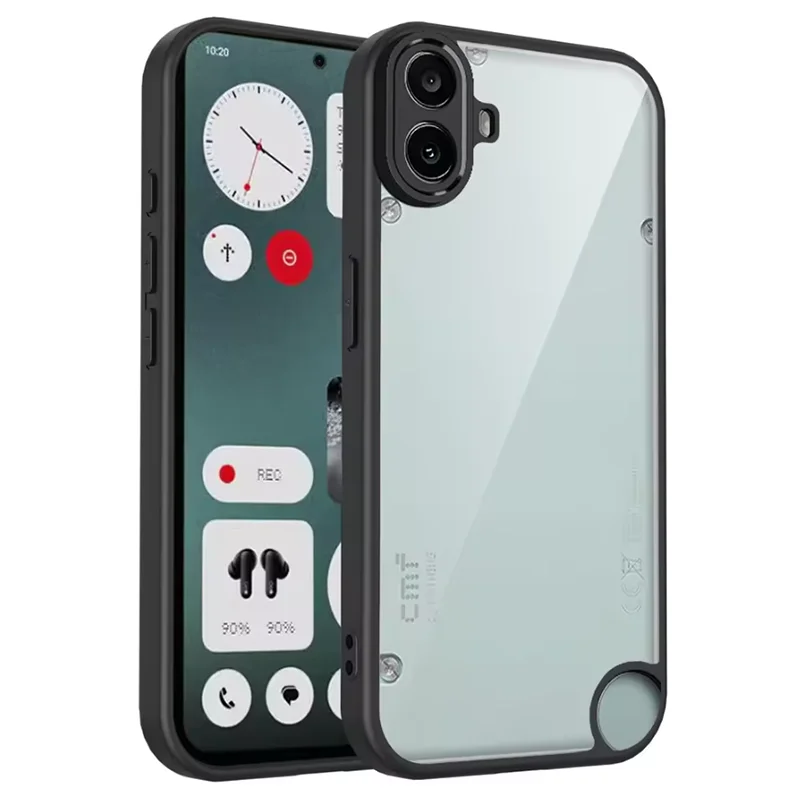 Enhanced Clear Matte Air Cushion Shockproof Silicone Bumper Phone Case