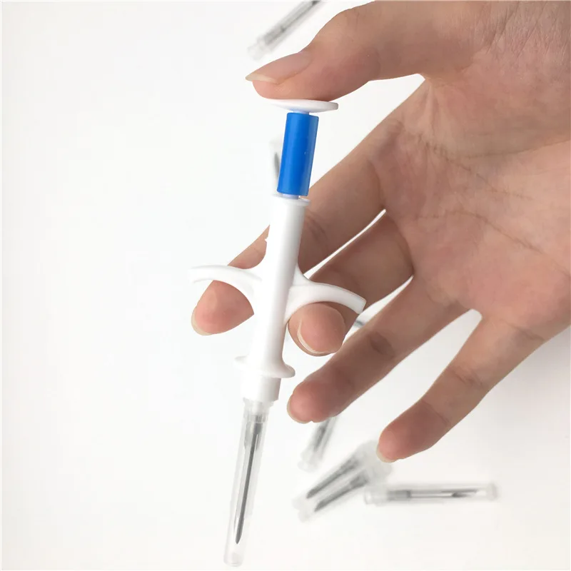 20PCS Animal Syringe ID Implant Pet Chip ISO11784/85 FDX-B RFID Injection Pet Microchip for Dog Cat Identification 2