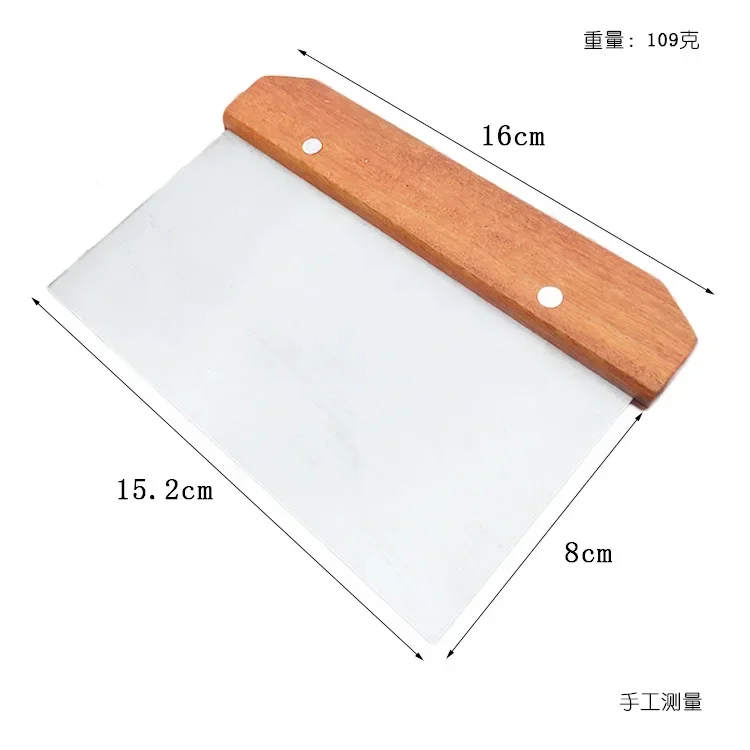 Stainless Steel Pasty Cutters Noodle Knife Cake Scraper with Scale Baking Cake Cooking Dough Scraper Baking Accessories dough scraper baking tool baking accessories cake scraper