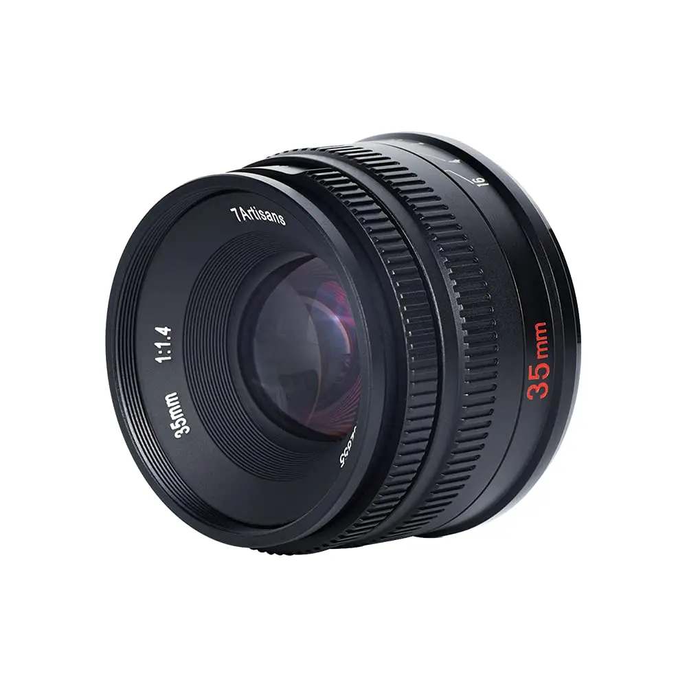 7artisans 35mm f/1.4 Mark II APS-C 수동 초점 프라임 렌즈 ( E, 후지 X, 캐논 EOS-R, EOS-M, 니콘 Z 미러리스 카메라용)