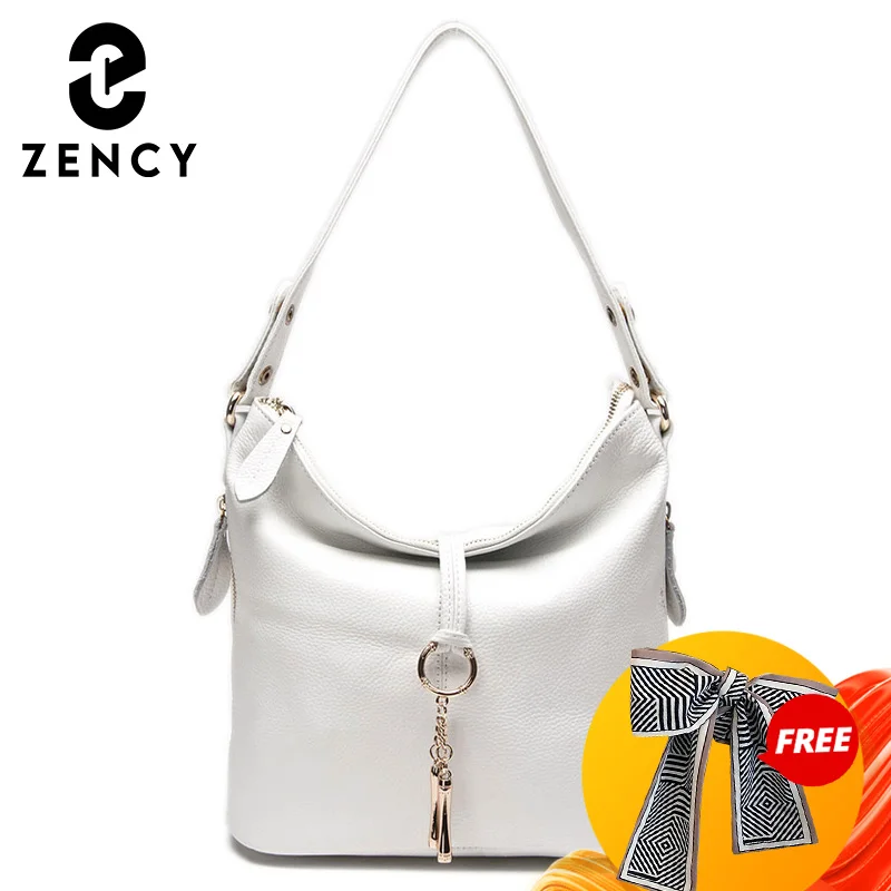 Zency – sac à bandoulière en cuir véritable pour femmes