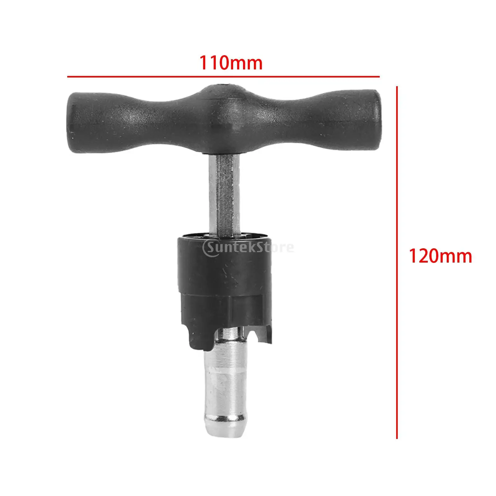 T-Calibrator Tool Accessory Whole Circle Hole Chamfer Tool Repair Internal and External Reamer Handle for Plastic Pipe Plumbing