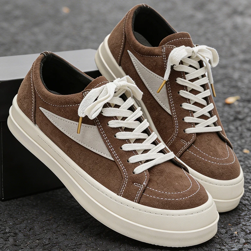 New Arrival Mens Platform Male Sneakers Stylish Vulcanized For Man Hot Sale Casual Footwear Skateboard Shoes_voghion.com