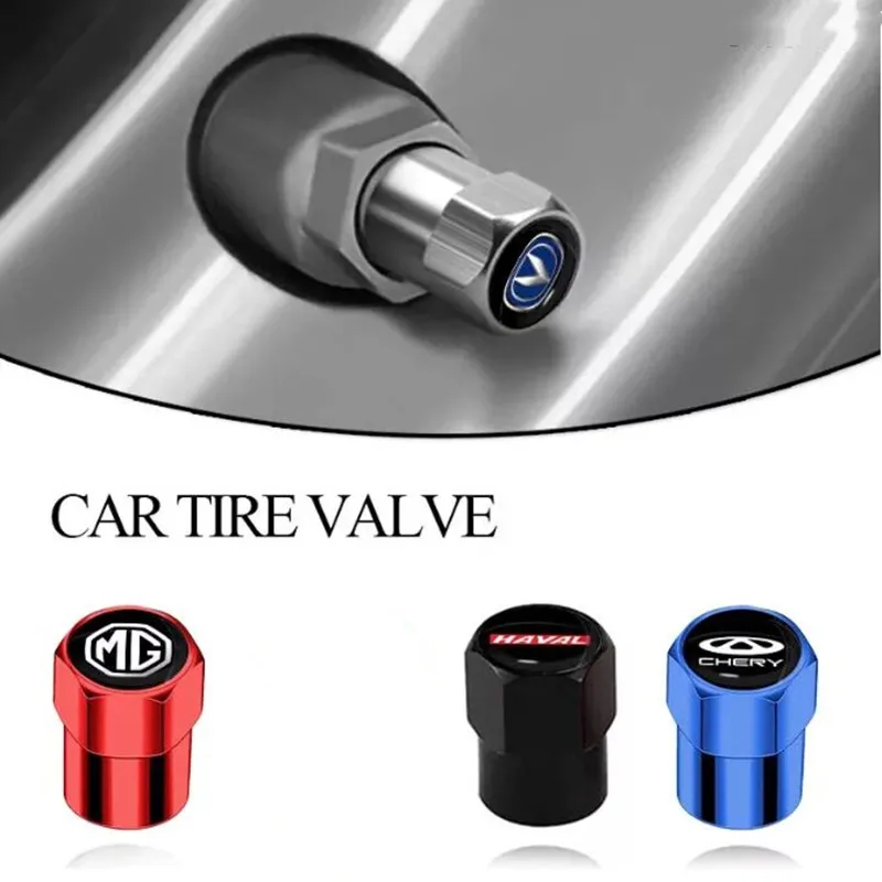 4pcs Metal Car Wheel Tire Valve Caps Stem Case Covers For Mercedes Benz