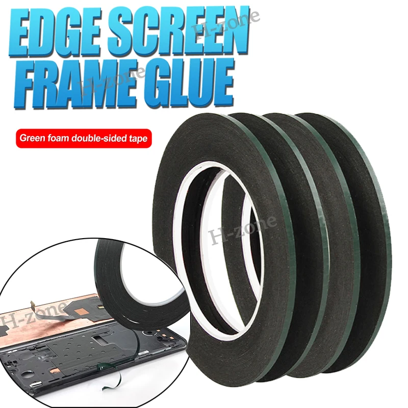 SUNSHINE Green Membrane Foam Black Double Sided Tape Edge Screen Frame Glue Strong Stickiness Single Layer Thickness 2mm/3mm