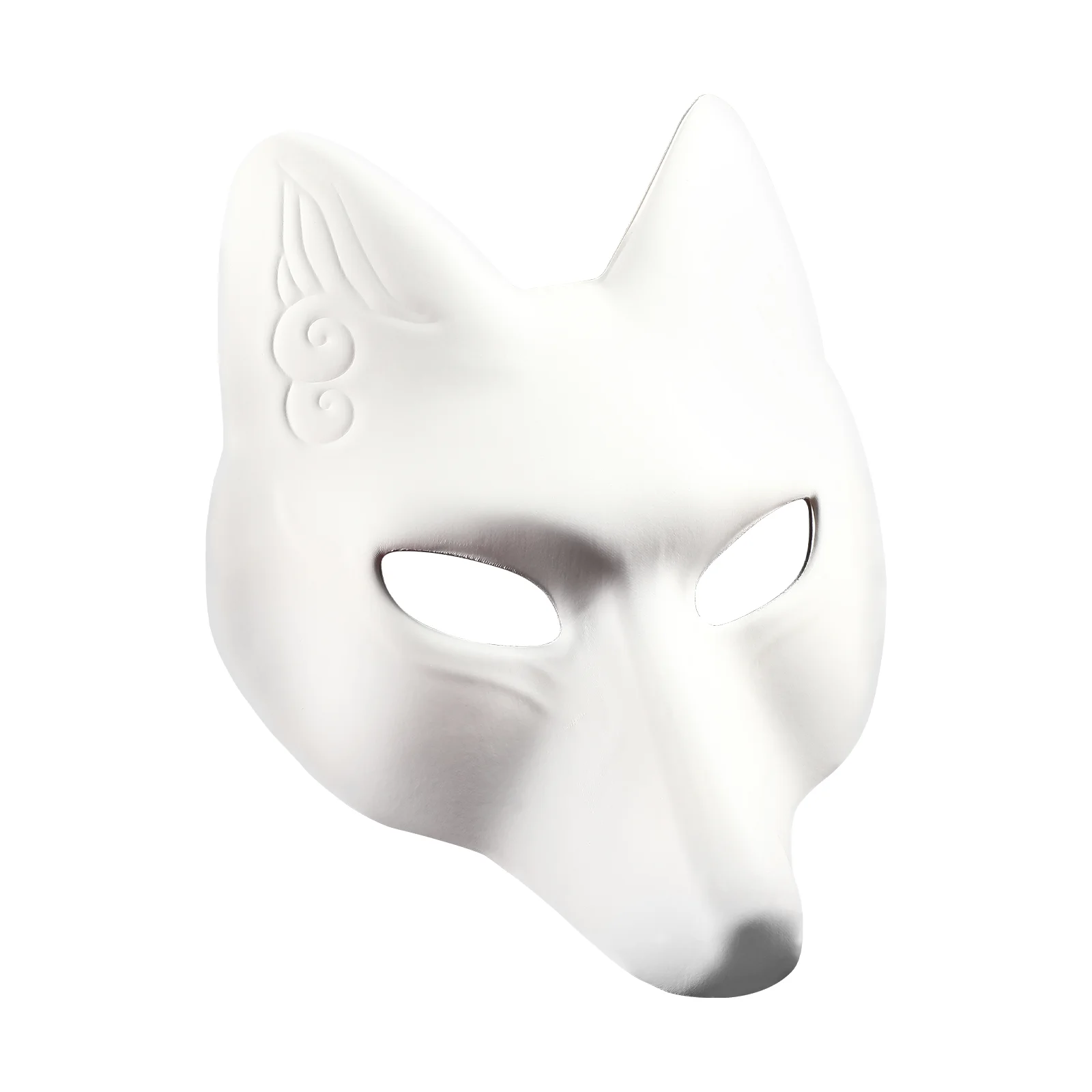 1 pcs blank fox mask Lovely Universal Creative Blank Therian Mask