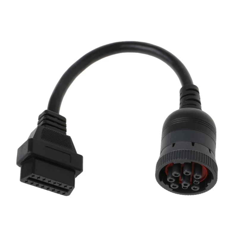 

Deutsch J1939 9pin to 16pin Truck Cable J1939 9 pin to OBDII/OBD2 16 PIN Female diagnosctic tool connector