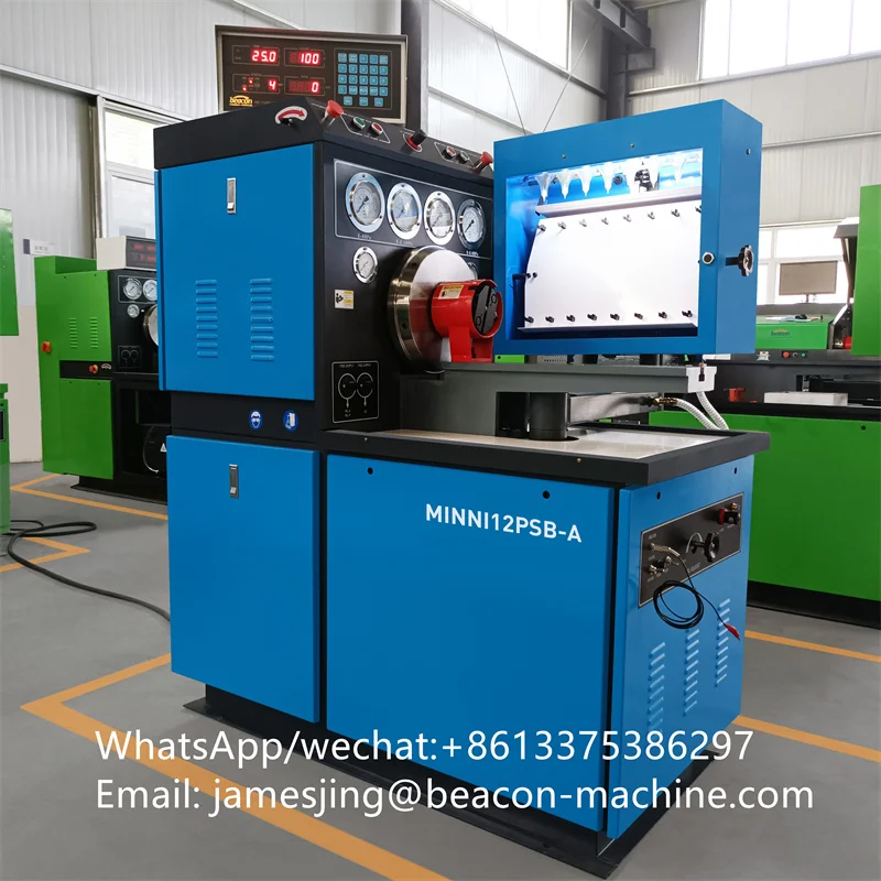 

Euro Ii Traditional Mechanical Diesel Fuel Injection Pump Test Bench Mini12psb-A With 8 Cylinders Diesel Pump Service Machine