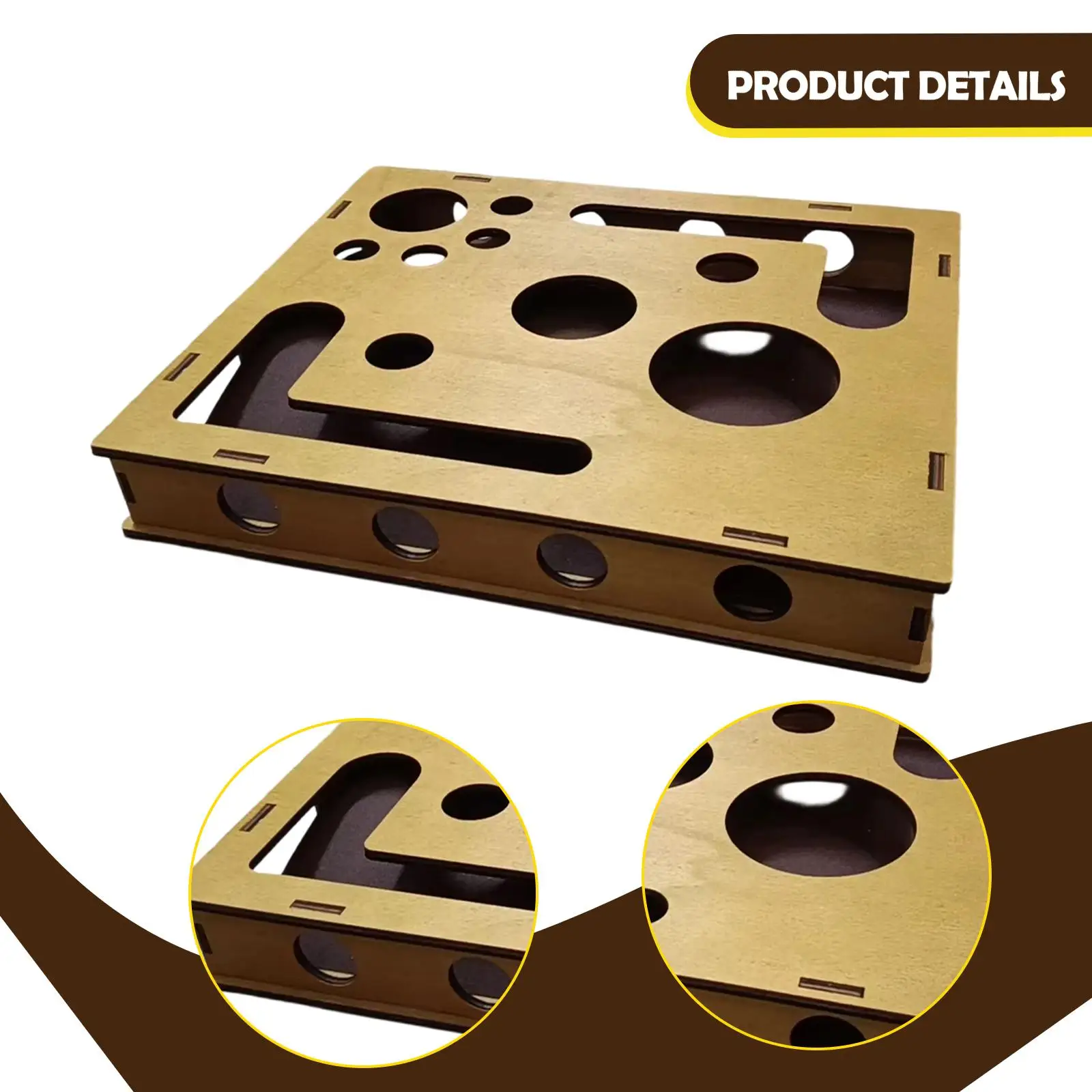 Cat Nail File Scratch Funny Treat Puzzle Playing Scratching Interactive Toy Cat Scratcher Enrichment Box for Pet Supplies Kitten