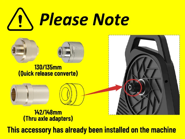 Thinkride X2MaxおよびXXPROクイックリリース変換130/135mmディスク
