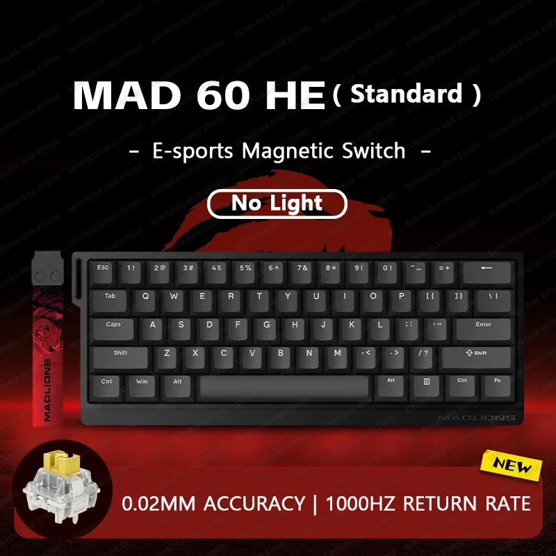 Madlions MAD60/68 HE Magnetic Switch Keyboard Hot Swap 61/68 Key