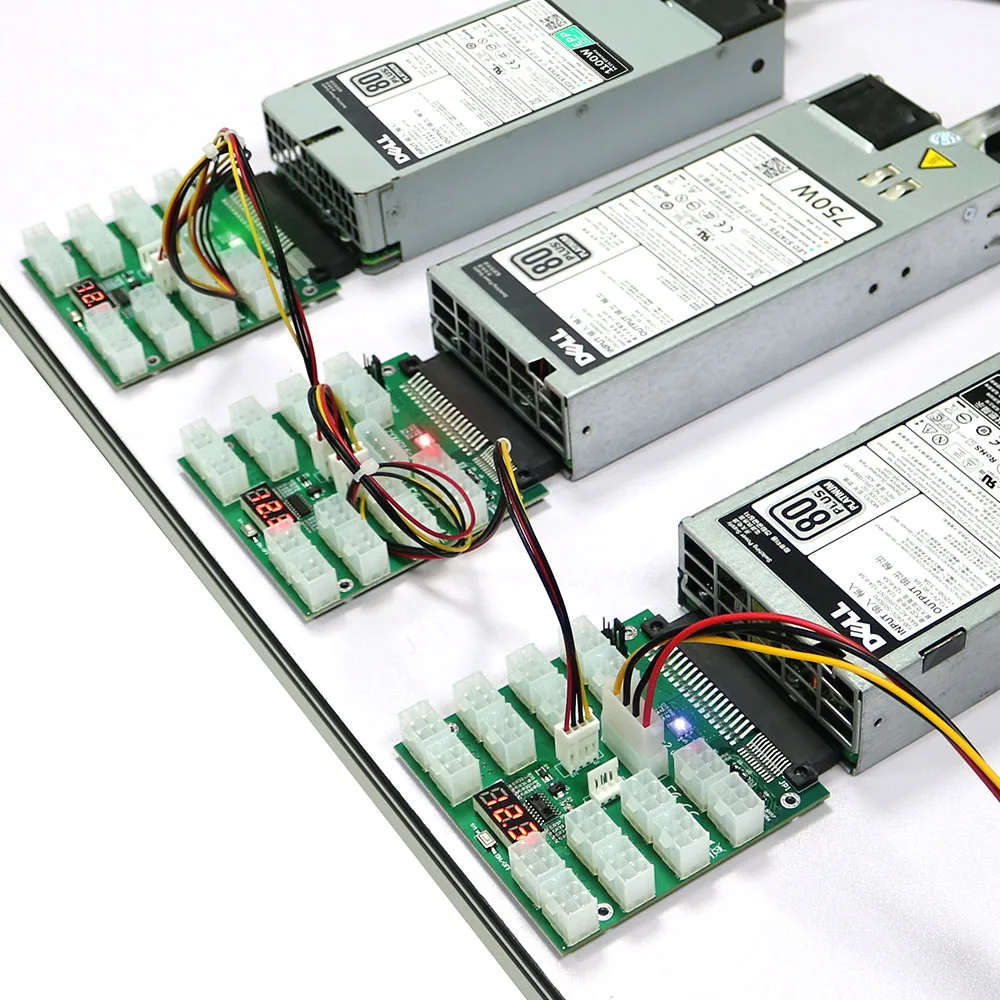 Mining Breakout Board ATX 16 Ports 6Pin Power Supply Module for Dell