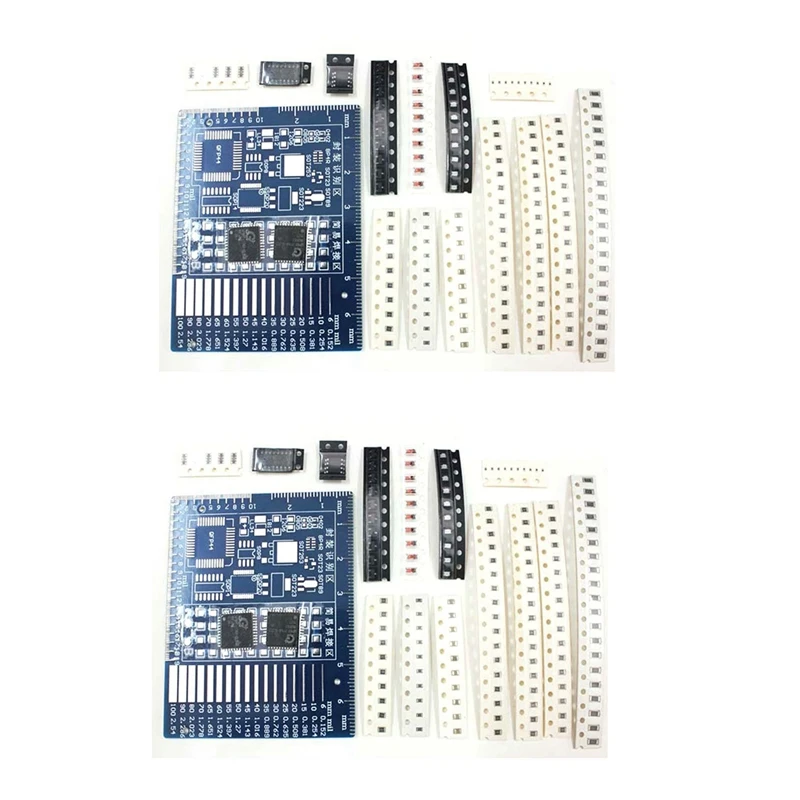 

2X запасные части усовершенствованные полные чипы для пайки учебная плата электронные компоненты DIY производственный комплект