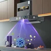 220V Kitchen Hood 600mm-900mm Top Suction Small Size Range Extractor Exhaust Cooker Major Appliances Home 46m³ Suction 3