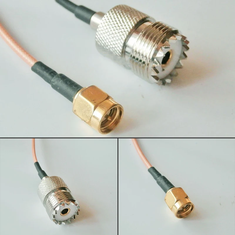 

Female PL259 to SMA Male RG316 UHF Adapter Cable 15cm Cable SO239 Connectivity Radio Communication Accessories