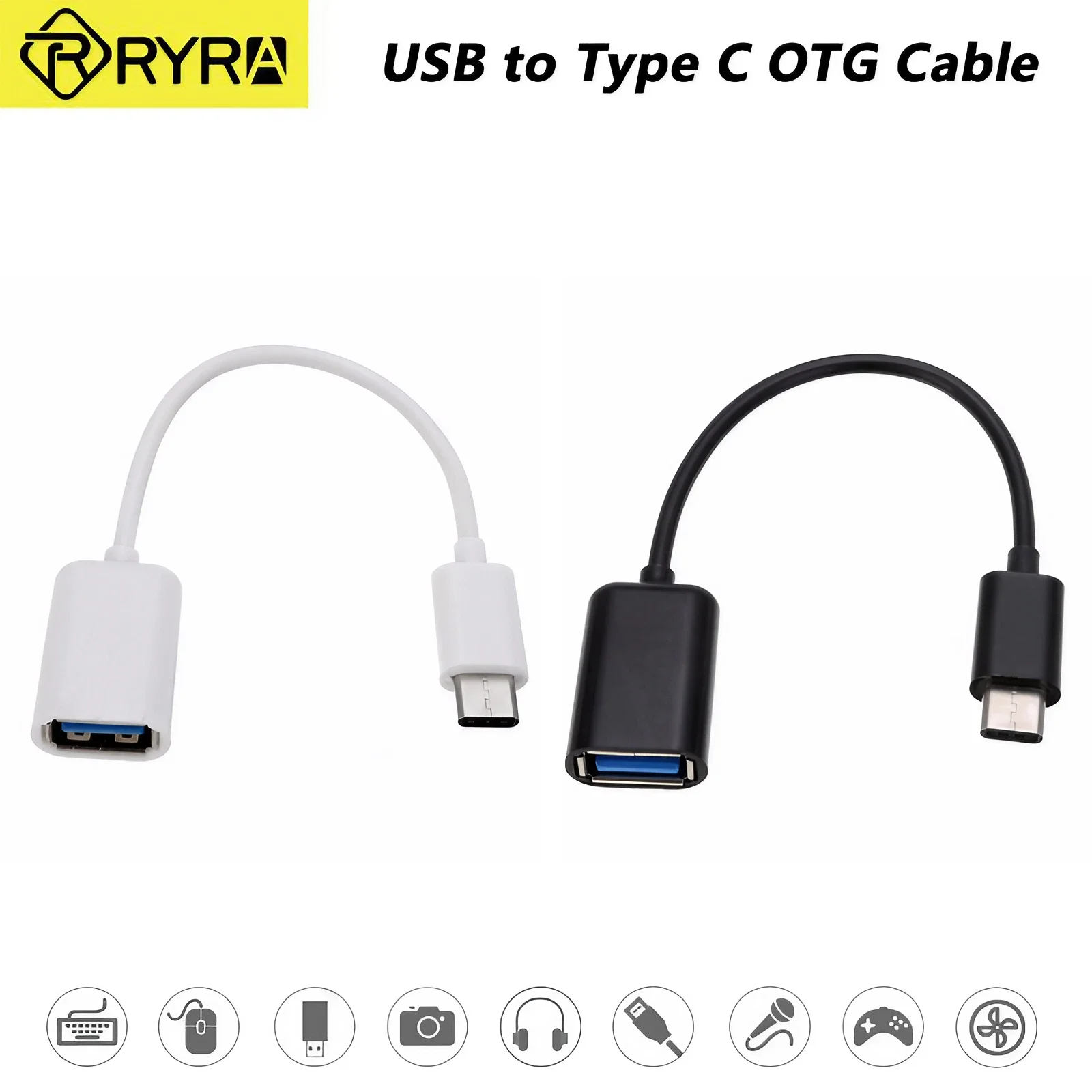 OTG Type C Cable Adapter USB To Type C Adapter Connector For MacBook Xiaomi Samsung Huawei