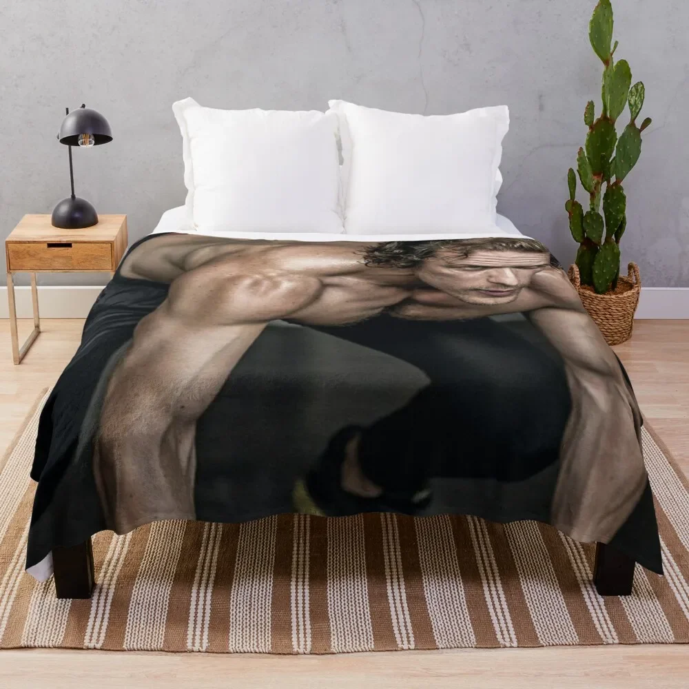 

sam heughan Throw Blanket Retros blankets and throws anime Weighted Blankets