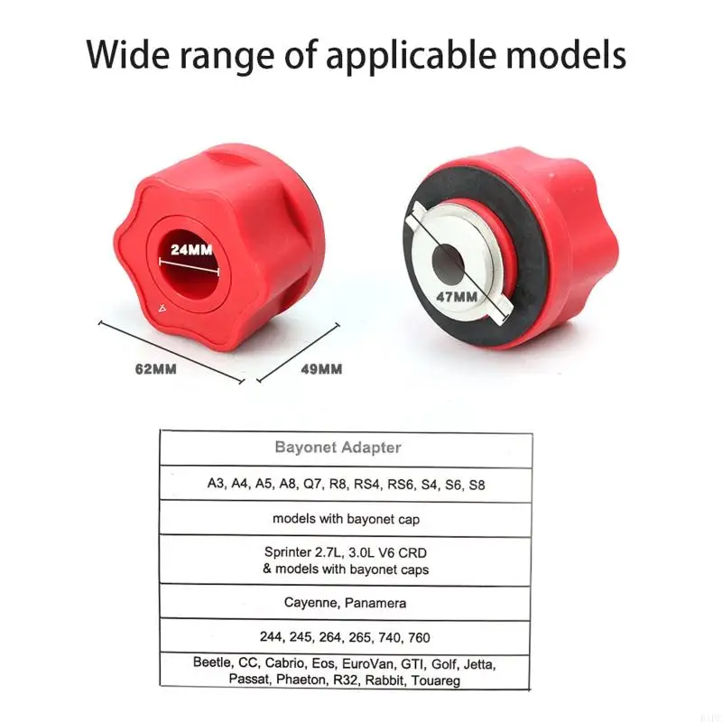 E1PC Oil Funnel Set 3Pcs Universal Car Engine Oil Funnel Adaptor Fill Filler Set Easy Operation Car Parts