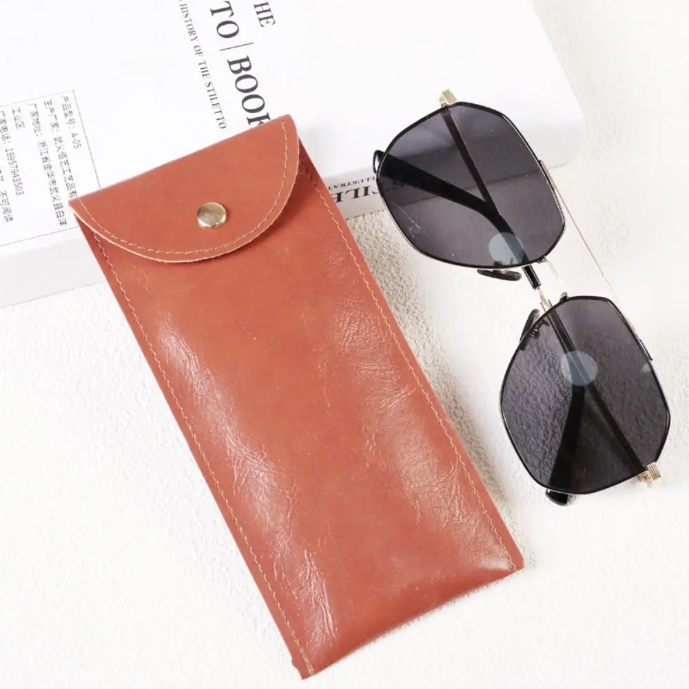 

Fashion PU Leather Glasses Storage Bag Sunglasses Case Cosmetic Bag Portable Waterproof Glasses Pouch Coin Purse