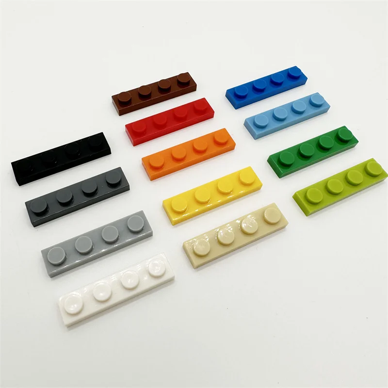 

DIY Building Blocks 1x4 Dots Thin Figures Bricks 1*4 Educational Creative Size Compatible With 3710 Plastic Toys For Children