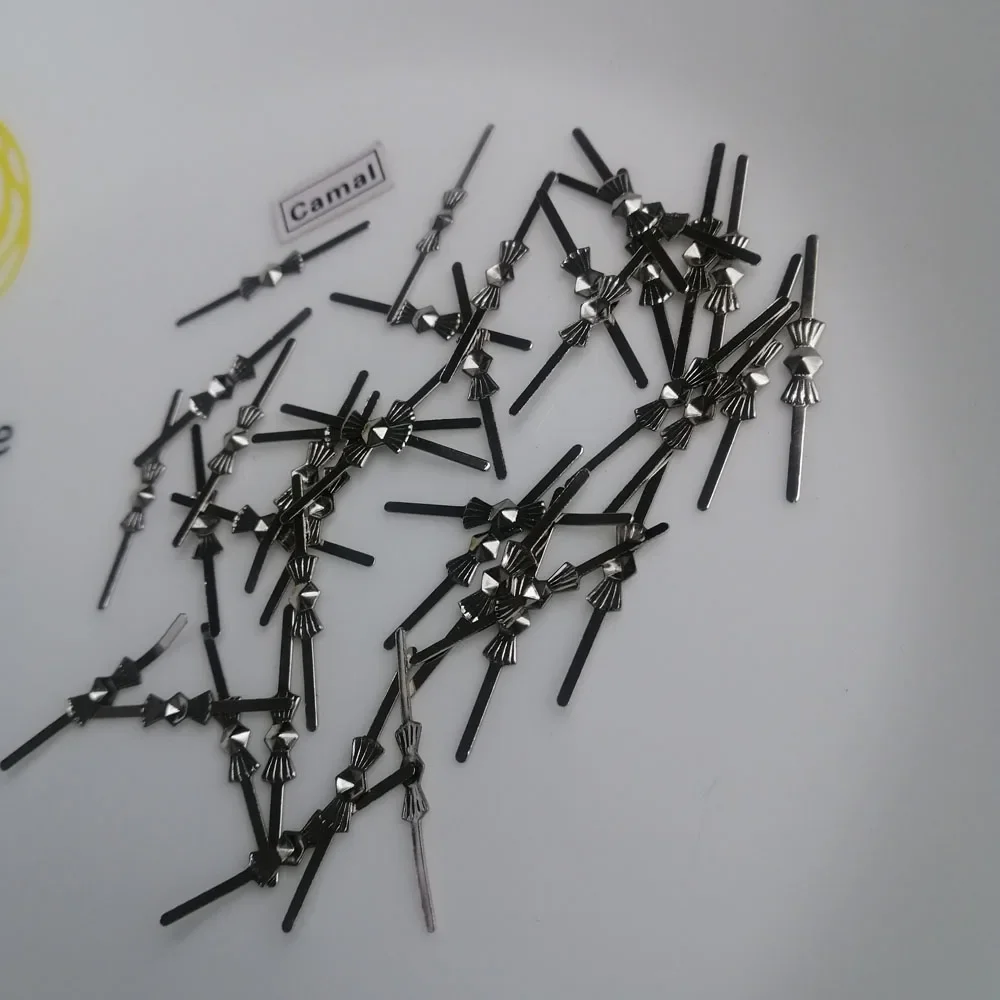 Camal 100PCS 33mm Chrome Metal Butterfly Buckles Bowtie Connectors Pins For Crystal Prism Beads Chandelier Pendant Lighting Part