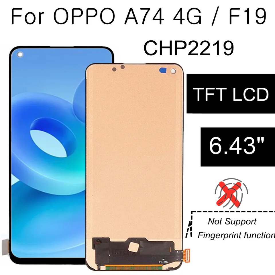 ARSSLY Schermo LCD Per Oppo A74 4G CHP2219/A94 5G CPH2211/A95 5G PELM00 6,43 - Foto 12
