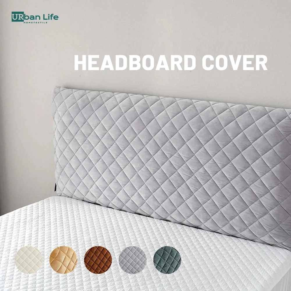 Thicken Headboard Cover Bed Back Dust Protector Cover Velvet Bed Haed Quilte Head velvet headboard cover bed headboard cover