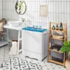 Portable Washing Machine, 2 in 1 Washer and Spinner Combo, 26lbs Capacity, w/Timer Control, Built-in Drain Pump 6