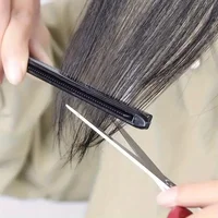 Peigne en V pour cheveux, coiffure, finition, lissage, attelle, outil de coiffure, clip spécial pour perruques 1