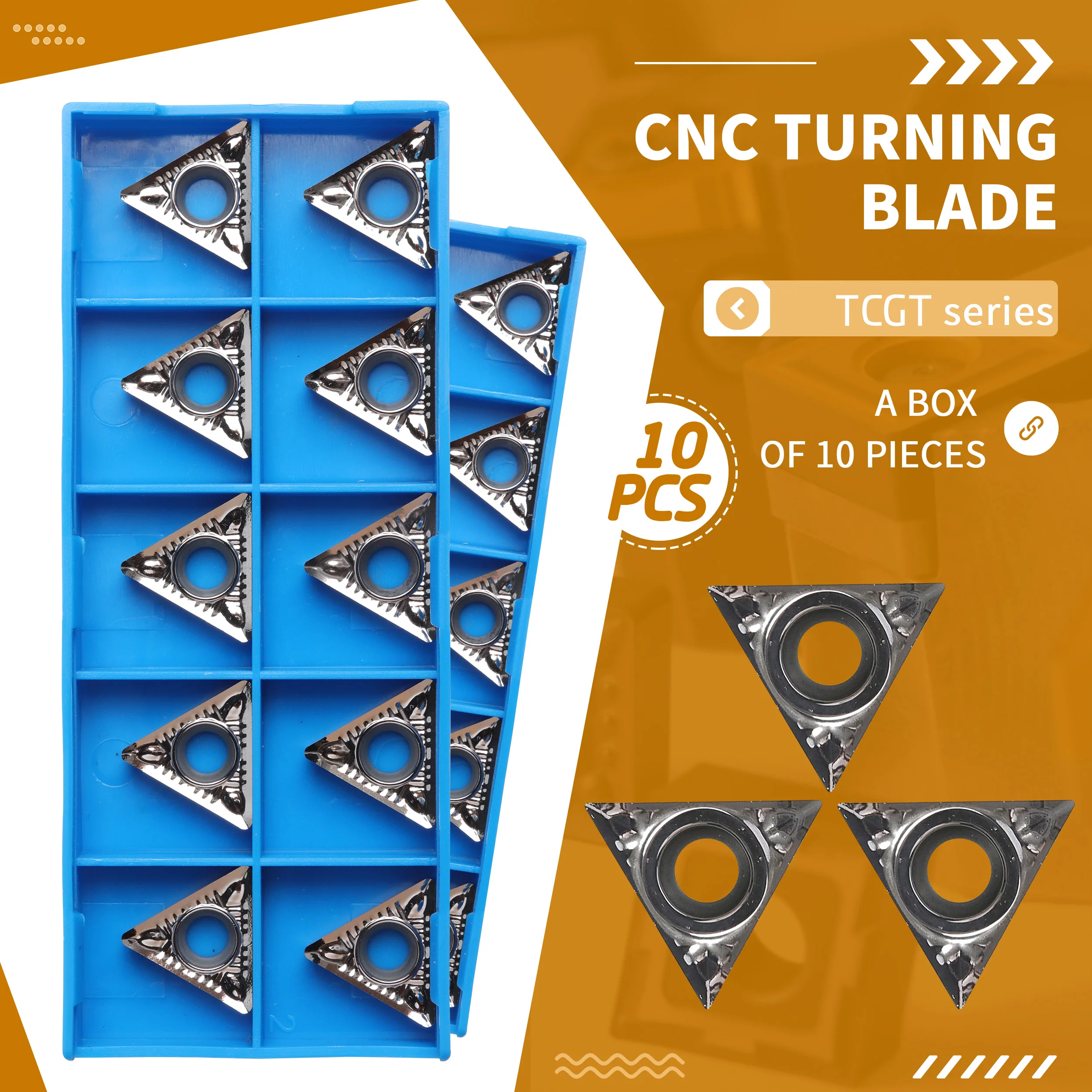 

TCGT110202 TCGT110204 TCGT110208 AK H01 100% original Carbide alloy blade CNC lathe tools Turning insert For aluminum processing