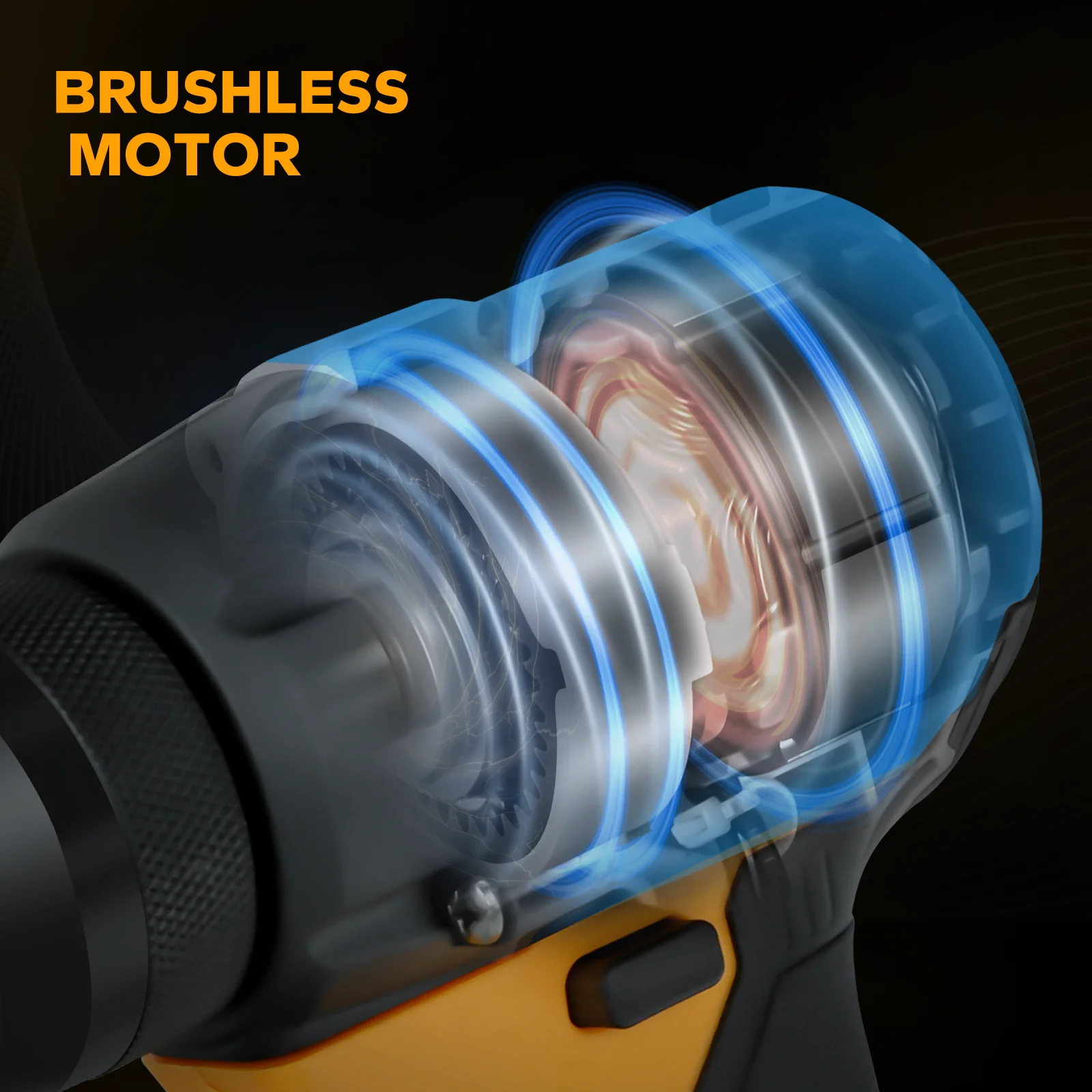 Brushless Electric Riveter Gun 2.4-4.8mm Rivet Cordless Riveting Tool Screwdriver Applicable For Dewalt 20V Battery (No Battery) 6