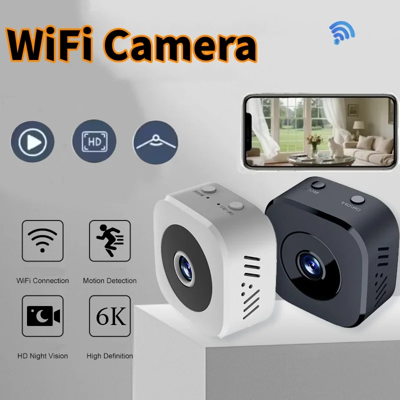 4K Full HD Mini Security Camera Pro WiFi Surveillance With 2 Way Audio Motion Detection Infrared Night Vision Security Camera 3