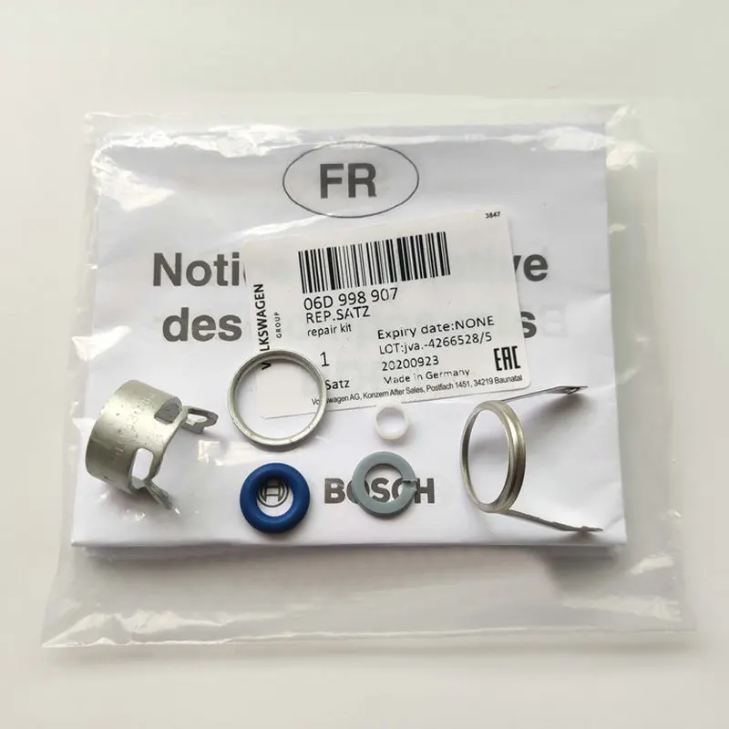 Apply to aud-i A6 C6 2.0TSI Fuel injection nozzle sealing ring Fuel injector repair kit 06D 998 907