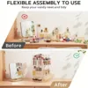 360° Rotating Makeup Organizer, Spinning Bathroom Organizer Countertop, organizer for cosmetics,Cosmetic Holder Shelf,(Clear) 2