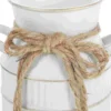 Vintage For Centerpieces Retro Milk Bottle Pitcher with Handle Iron Flower Pot White Jug Room Dried For Centerpieces 2