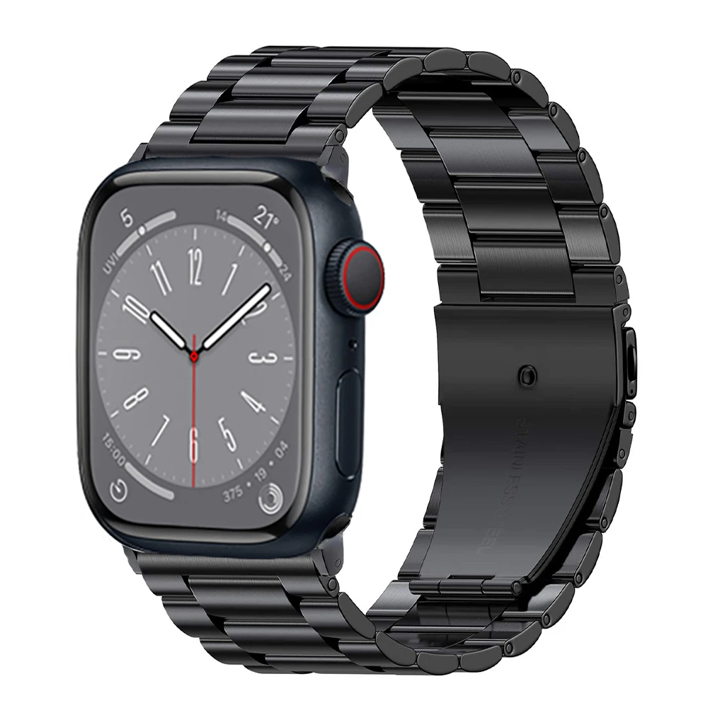 Stainless Steel Metal Watch Strap Bracelet - Premium Wristband Replacement