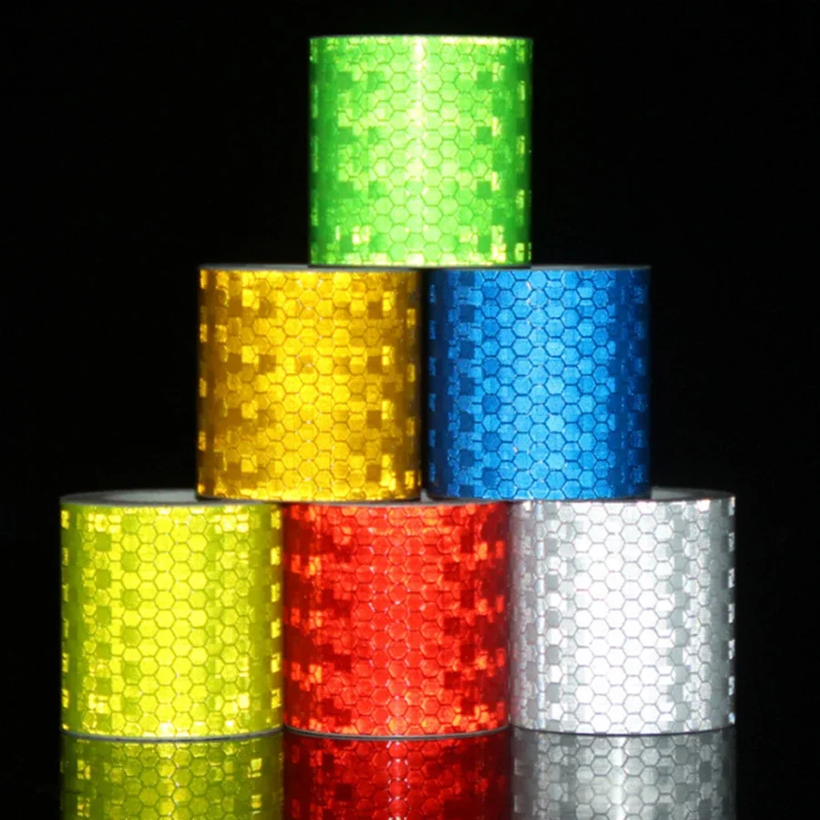 Reflective Safety Warning Tape for Vehicles - High-Visibility Protective Strip