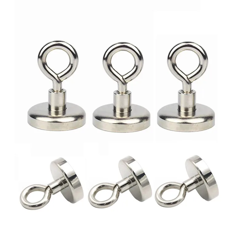 1 pcs Search Magnet Ultra Strong Neodymium Magnets Fishing Strong Magnetic Rings Powerful Salvage Magnet Rare