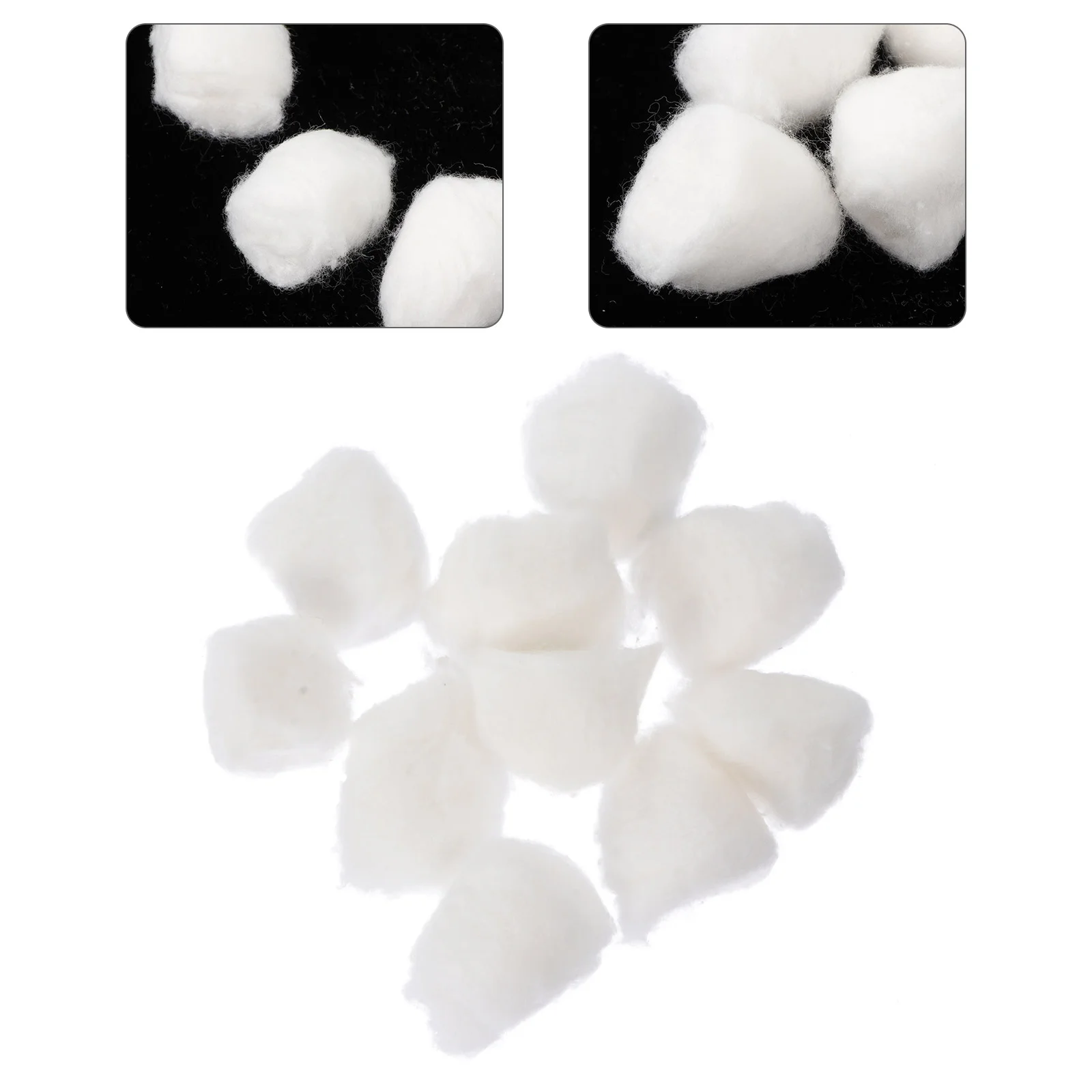 12 Bags Absorbent Cotton Balls for Tattoos Wound Non Pure Supplies Sterilized 5