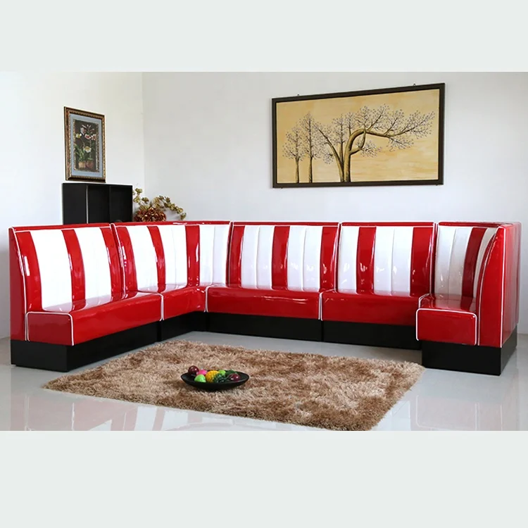 Modern Double Side Hotel Sofa Set Furniture Leather Restaurant Industry