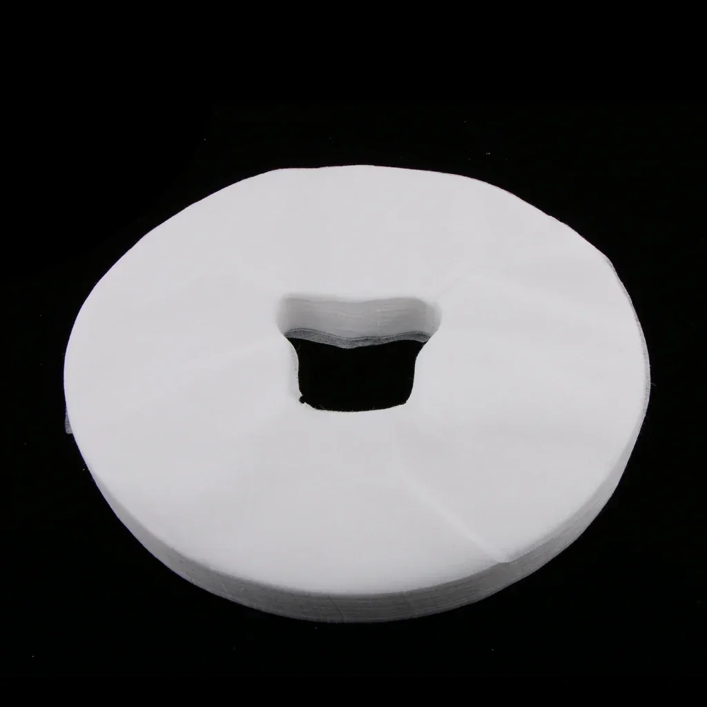 Spa Salon Disposable Massage Face Rest Cushion Covers Cradle Sheets Headrest Pillow 100pcs Paper Massage Face Cradle Table Cover